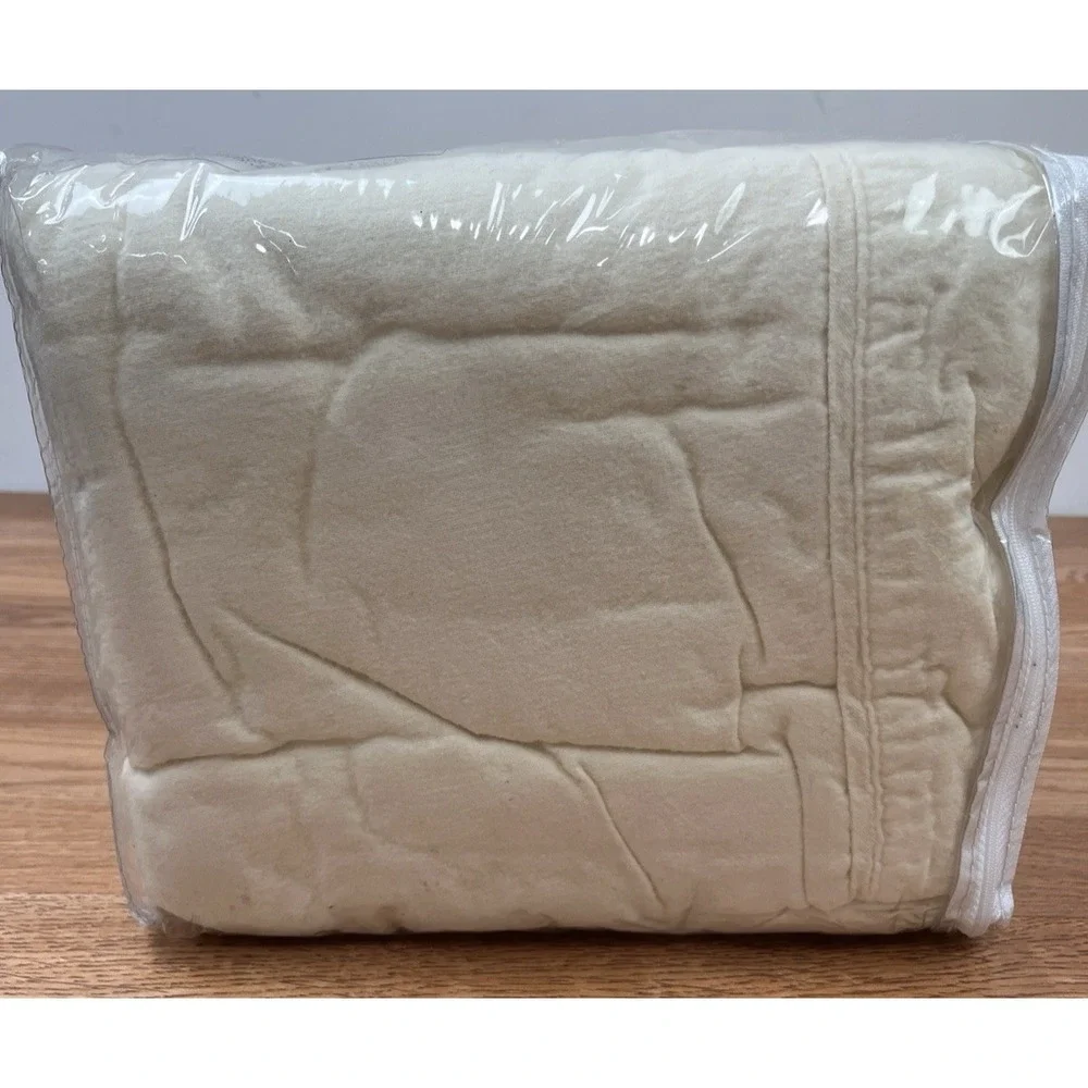 Sonoma Flannel Sheet Set in Ivory, Twin Size, 100% Cotton NEW in Package